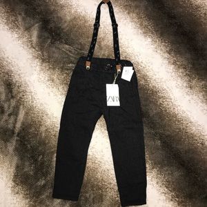 BOYS ZARA JEANS WITH SUSPENDERS